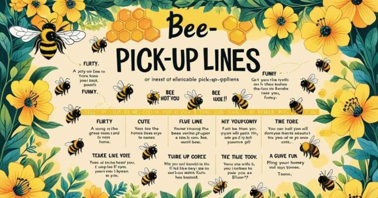 Bee Pick Up Lines