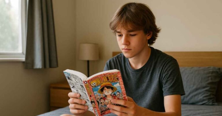 What is the recommended age to start reading the One Piece manga?