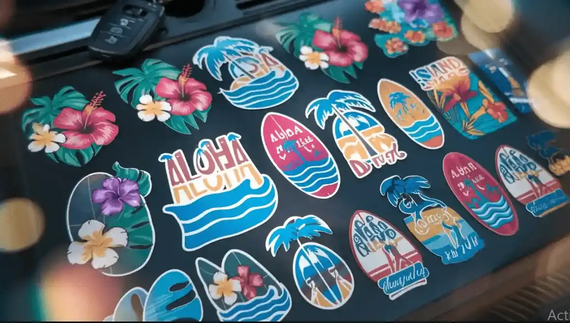 Image showing vehicle wrap hawaii stickers