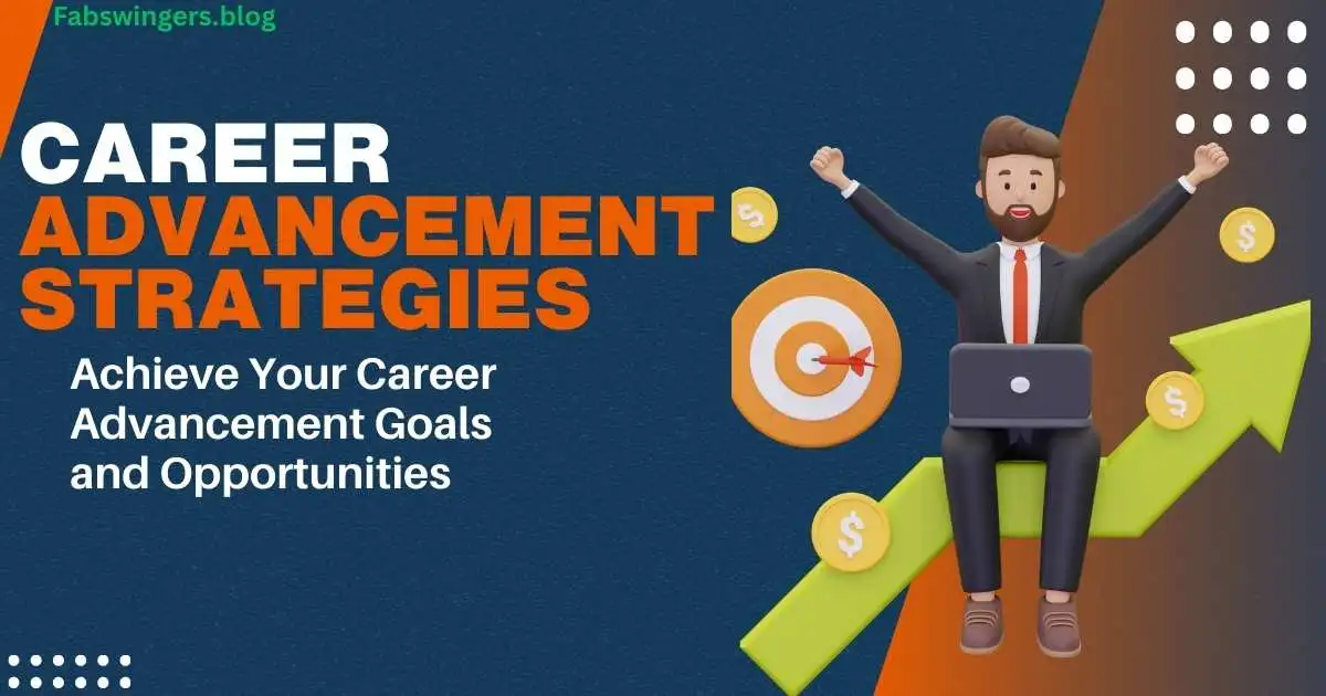 career advancement strategies illustration showing professional growth and success goals