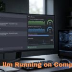 Local LLM running an AI model directly on a desktop computer